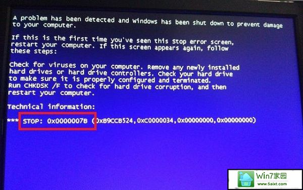 xpϵͳʾstop 0x0000007bĽ